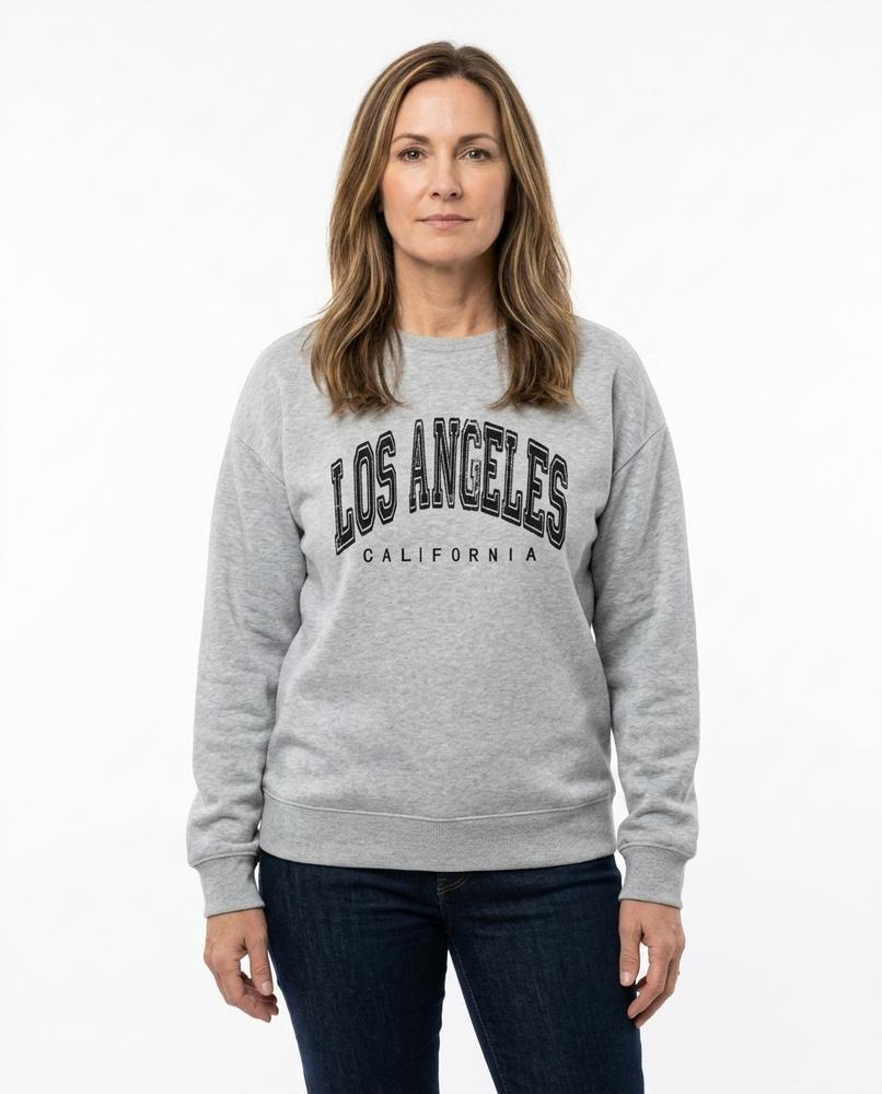 Grunt Line - Ridar | Graphic Print Crew Neck Sweatshirt Women