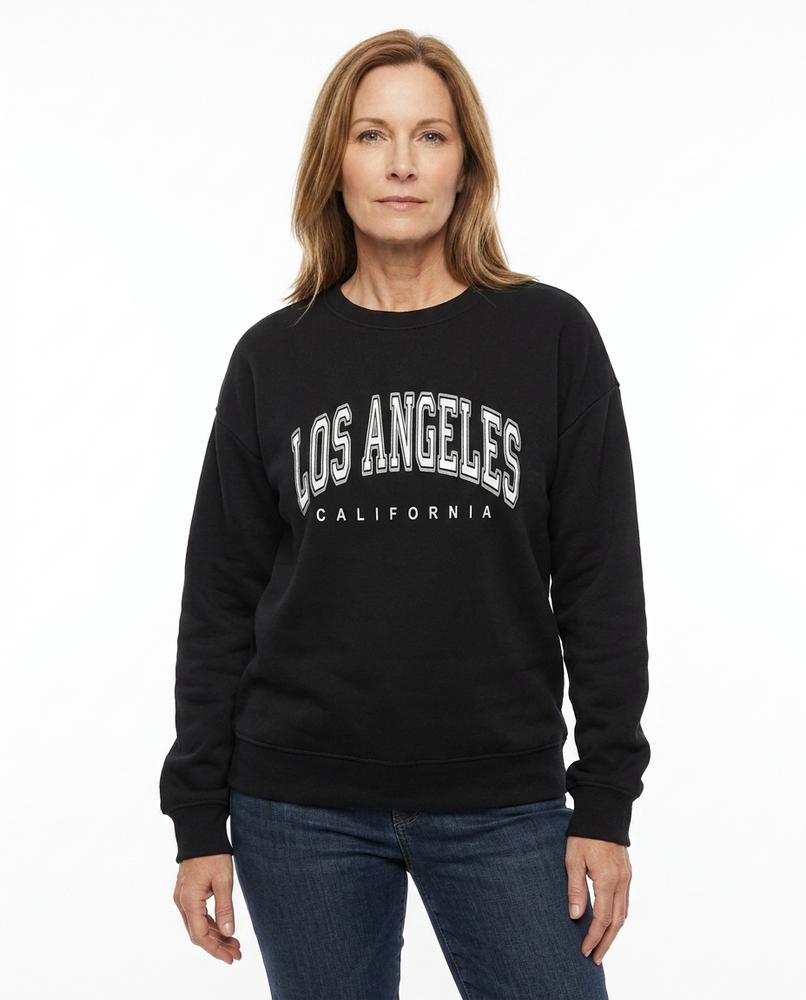 Grunt Line - Ridar | Graphic Print Crew Neck Sweatshirt Women