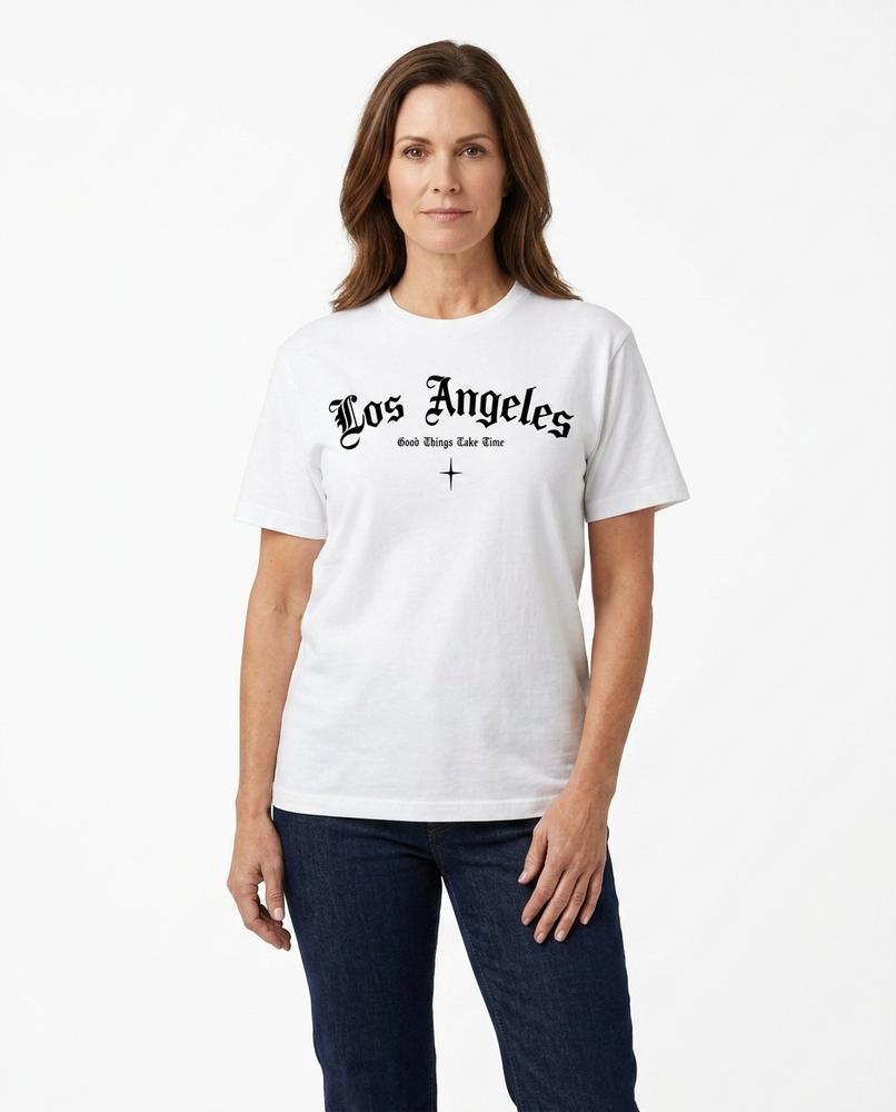 Grunt Line - Los Angeles | Cotton Relaxed-Fit T-Shirt Men