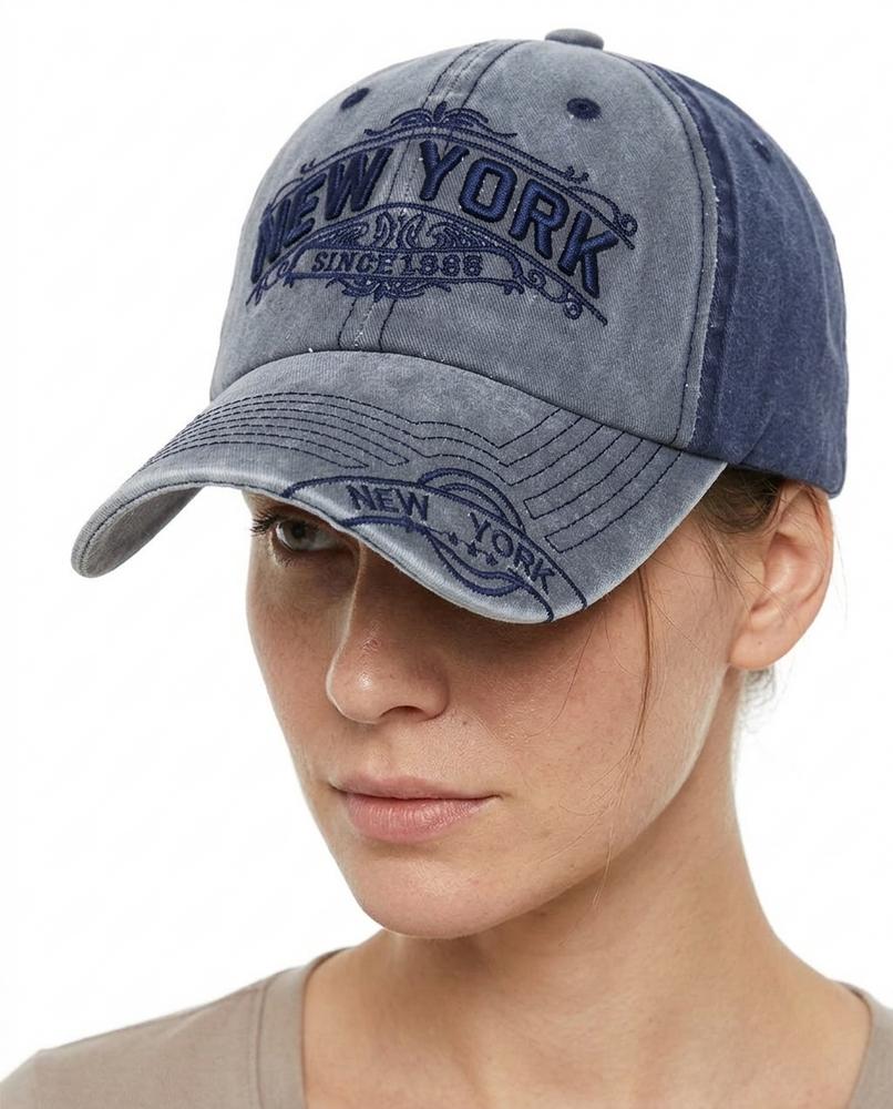 Grunt Line - Vitor | Washed-Out Embroidered Baseball Cap Unisex