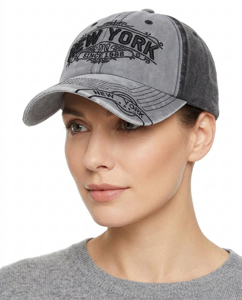 Grunt Line - Vitor | Washed-Out Embroidered Baseball Cap Unisex
