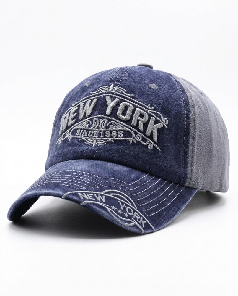 Grunt Line - Vitor | Washed-Out Embroidered Baseball Cap Unisex