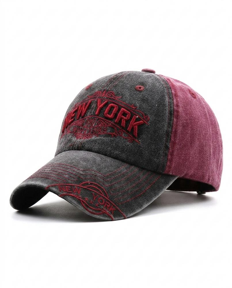 Grunt Line - Vitor | Washed-Out Embroidered Baseball Cap Unisex
