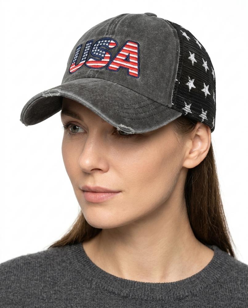 Grunt Line - Kamin | Embroidered Distressed Baseball Hat Unisex