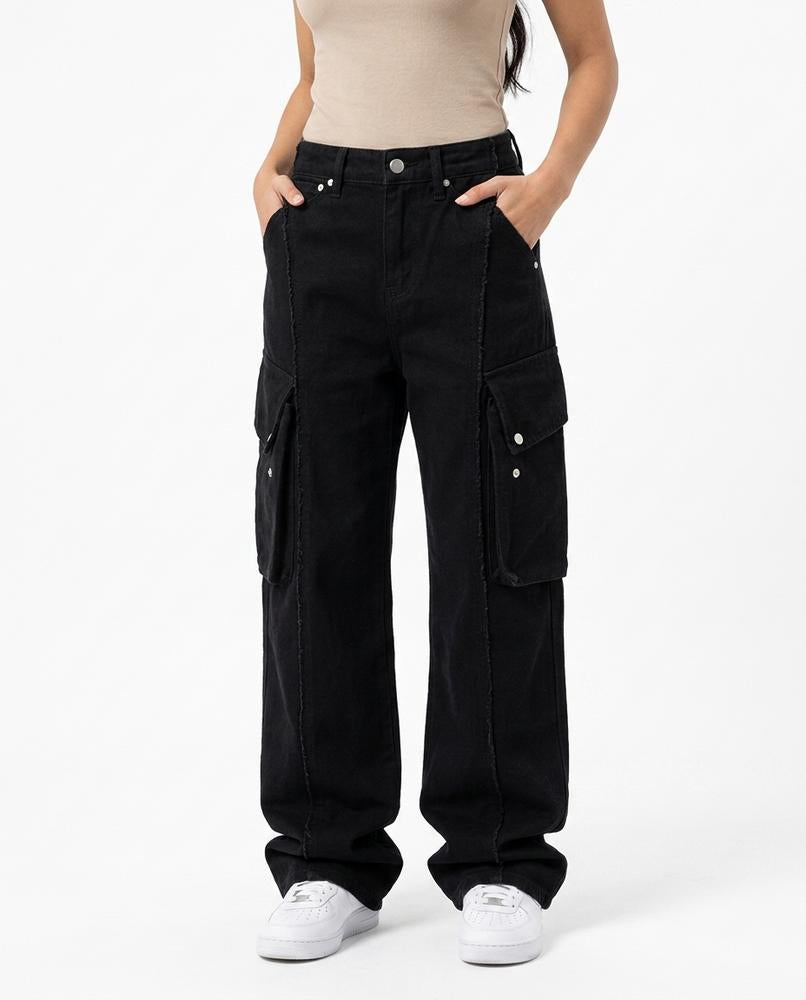 Grunt Line - Kavar | Wide-Leg Cargo Pants Men