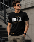 Grunt Line DIESEL Built To Endure Graphic T-Shirt | Men's Premium Black Cotton Tee